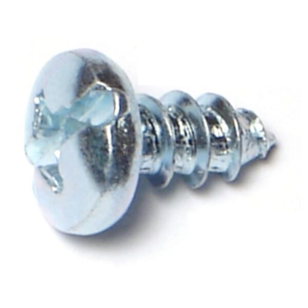 Midwest Fastener Sheet Metal Screw, #14 x 1/2 in, Zinc Plated Steel Pan Head Combination Phillips/Slotted Drive 03207 - main